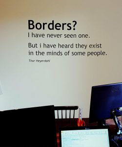 Quote op het kantoor van KonseptS; borders? i have never seen one. But i have heard they exist in the minds of some people.