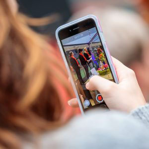 sfeerfoto tijdens het evenement van Qlick