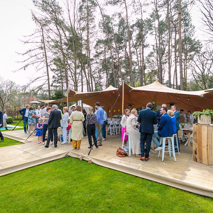 Feest in de tuin