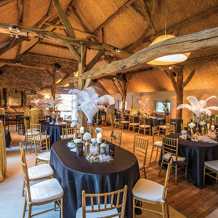 Mooie decoratie feestlocatie