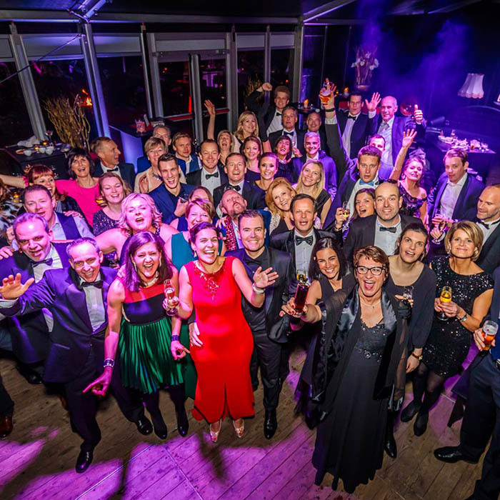 feestvierders Gangster Chique bedrijfsevenement