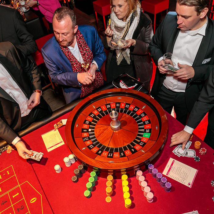 Team-arrangement casino-activiteit