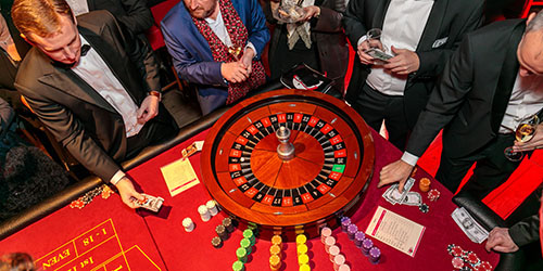 Team-arrangement casino-activiteit