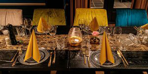 lekker tafelen in Villa Zwart Goud