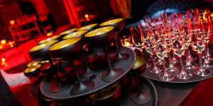 Champagne op team-evenement