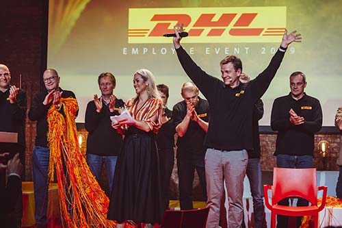 Personeelsevenement voor DHL